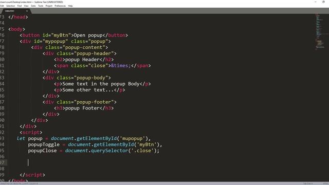 Практика JavaScript. Задача #5. Делаем всплывающее окно. Modal window. смотреть онлайн