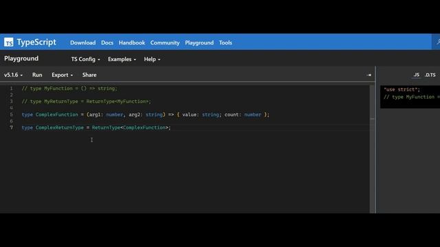 Implement the Get Return Type Utility in TypeScript смотреть онлайн