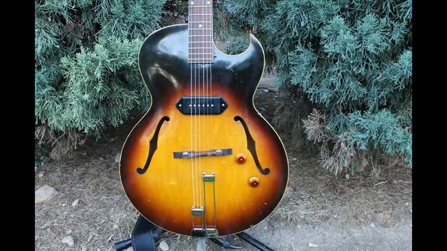 1958 Gibson ES 225T Demo смотреть онлайн
