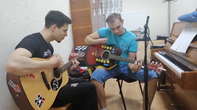 Океан Ельзи - Квітка/кавер/как играть на гитаре/две партии/аккорды/разбор/ое/акустика/оригинальные смотреть онлайн