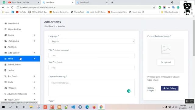 News portal website in Laravel | Multilanguage newspaper website | Robot Balok смотреть онлайн