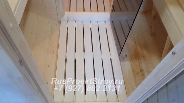 Овальная баня бочка внутри - ширина бани 2,4м смотреть онлайн