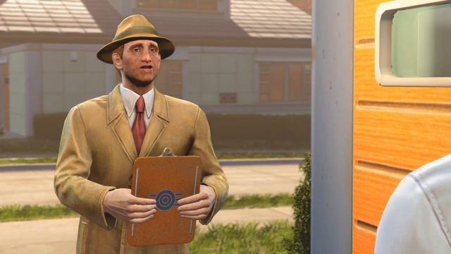 Listen to / FALLOUT 4 / dialog with Vault Tec agent before nuclear strike / no HUD / Ultra quality смотреть онлайн