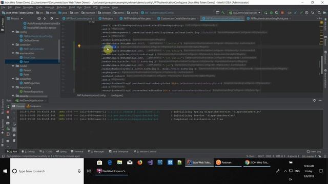 JWT(JSON Web Token) using Spring Security + Spring Boot - Part 7 смотреть онлайн