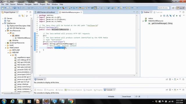 Simple JAVA RESTful Web services with Eclipse IDE in URDU смотреть онлайн
