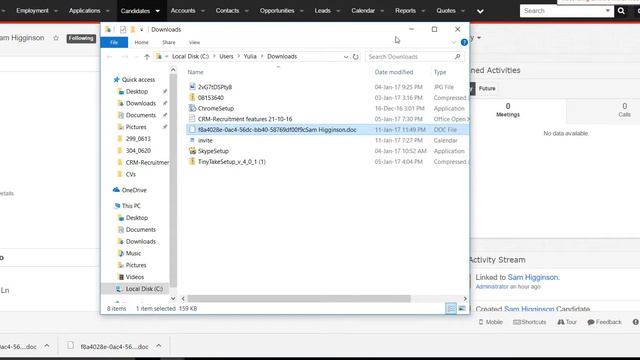 Preview, Email, Download Candidate's CV in CRM-Recruitment смотреть онлайн