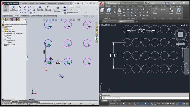 Comparativa de comandos AutoCAD Vs Solidworks смотреть онлайн