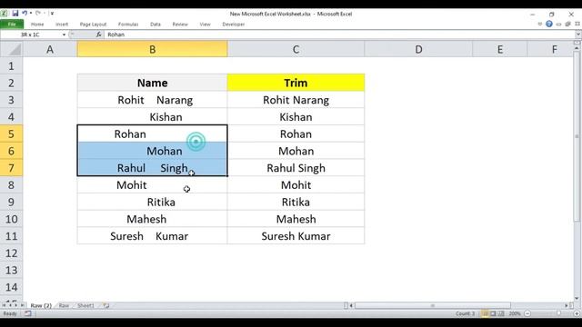 Chapter 54 | Trim Formula & Len(Length) Formula | Rohit Narang смотреть онлайн