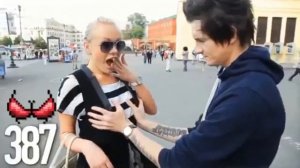 ЛАПАЕМ незнакомых девушек за СИСЬКИ