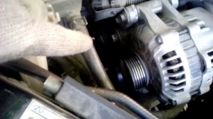 Чери фора А-21 Замена ремня ролик от приоры