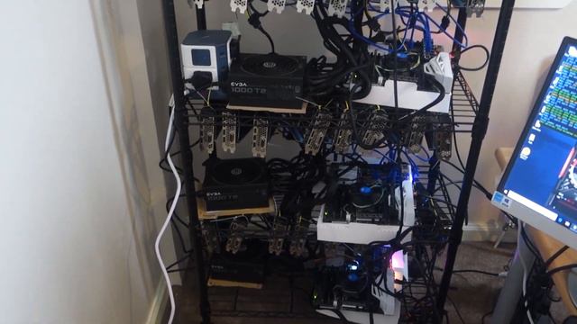 My 24 GPU Cryptocurrency Mining Rig
