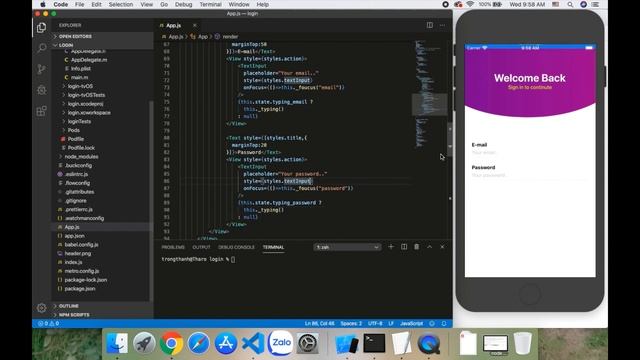 #5 Animated Login Screen UI Design | React Native tutorial for beginner смотреть онлайн