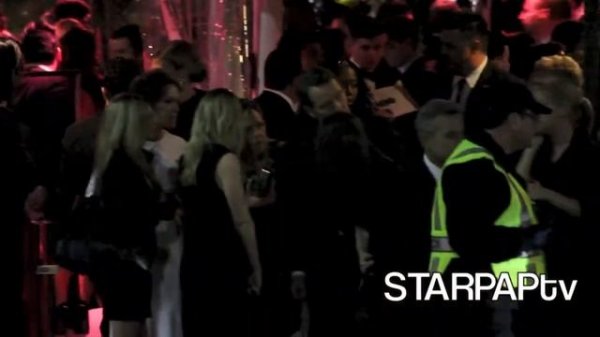 Bryan Cranston leaving the 71st Golden Globes