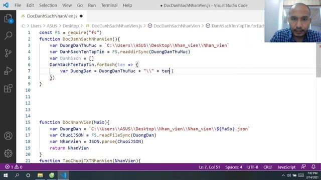 Đọc danh sách file JSON với NodeJS | Tủ Sách Vàng смотреть онлайн