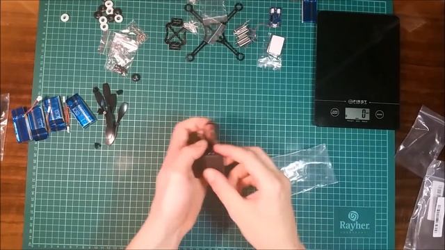 120mm Micro Scisky Квадрокоптер, Обзор деталей для сборки смотреть онлайн