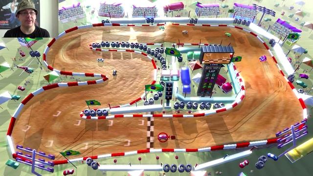 Rock 'N Racing Off Road DX - Angry AI and Achievements смотреть онлайн