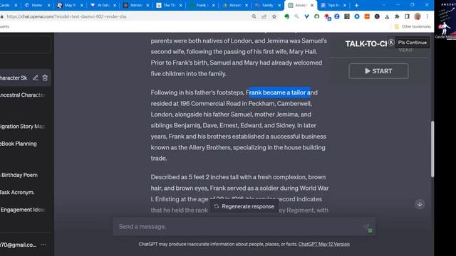 ANCESTRY IN THE AGE OF AI: Tip 13: Chat GPT creates character sketches of your ancestors смотреть онлайн