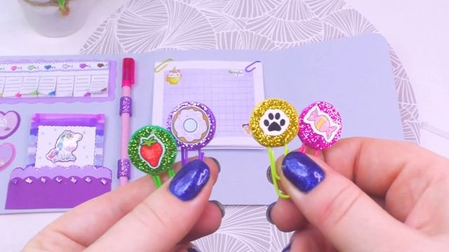 Paper crafts with unicorns // How to make a folder organizer смотреть онлайн