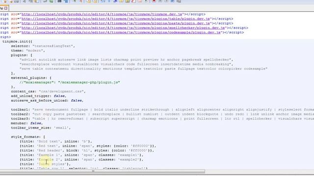 Tinymce Configuration Examples - Basic and Advance смотреть онлайн