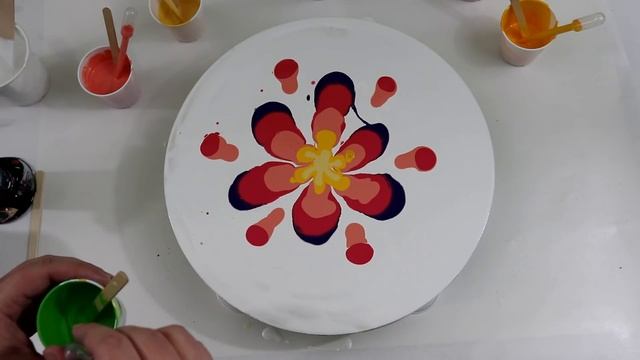 (292) Reverse Dip SUCCESS, Acrylic Pour Video!! смотреть онлайн