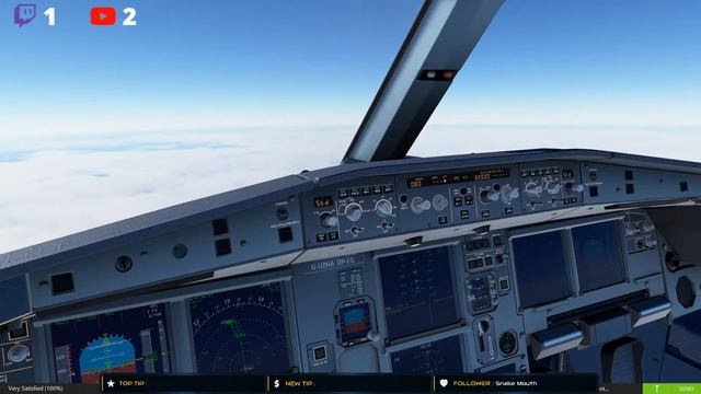 MSFS2020: Charles De Gaulle to Nice *Giveaway in description* смотреть онлайн
