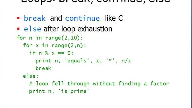 12 Break,Continue,Else смотреть онлайн