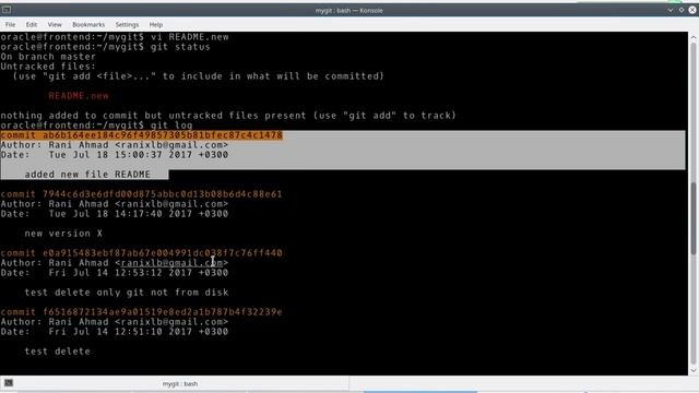 ترجمة الفصل الثاني الجزء الخامس من كتاب Pro Git: تصحيح النشر النهائي. الغاء ضم ملف جديد من المتابعة смотреть онлайн