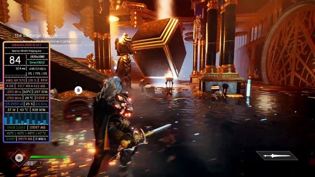 Godfall / Xeon E5-2650 v2 / RX 570 / AMD FSR / Benchmark / FPS TEST смотреть онлайн