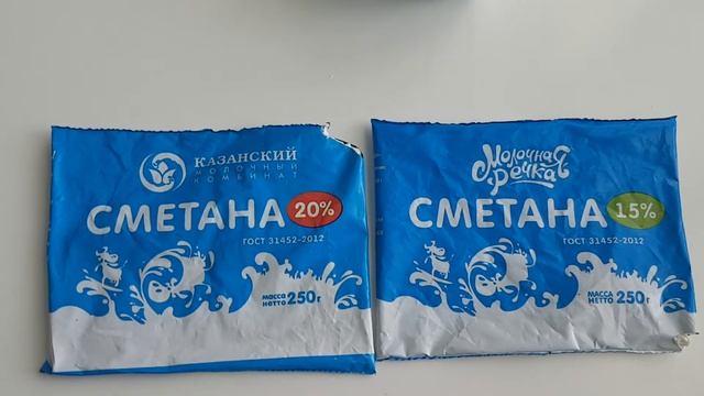 Фальсификат сметаны на прилавках наших магазинах