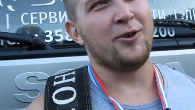 Победитель турнира «Strongman-2015» в Липецке Александр Кузьмин смотреть онлайн