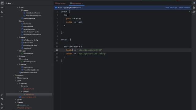Spring Boot + Liquibase + Docker + Kubernetes + EFK Stack + Kafka #5 - Write logs to Elastic Searc смотреть онлайн
