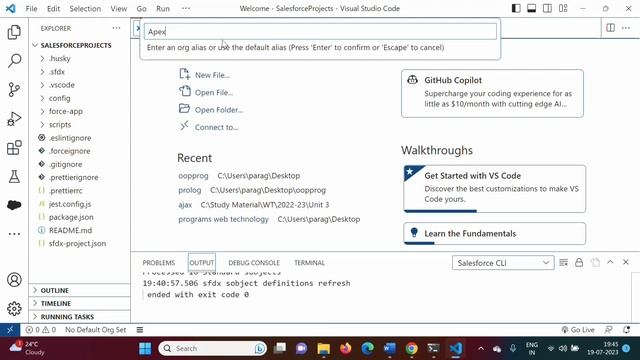 #60 Salesforce - How To Run Apex Code in Vscode | How To Create Apex Class in Visual Studio Code смотреть онлайн