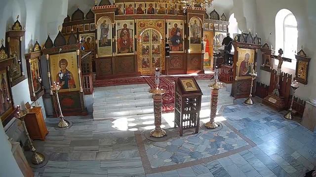 10.04.2020 Великопостные часы. Изобразительны. Вечерня с Литургией Преждеосвященных Даров. смотреть онлайн