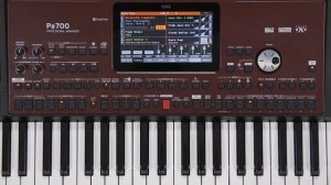 KORG PA700 видео инструкция Часть 7: Song Book