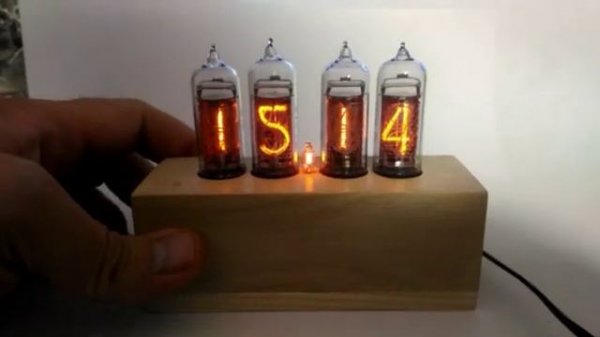 Nixie clock на лампах ин-14