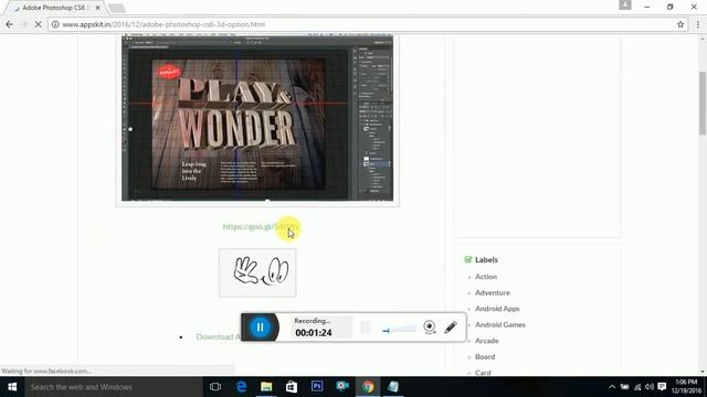 How to add 3D option in Adobe Photoshop CS6 windows 10 смотреть онлайн