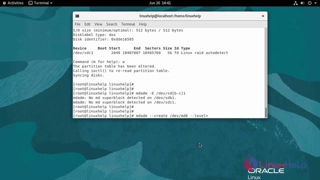 How to Configure RAID 0 on Oracle Linux 8.6 смотреть онлайн