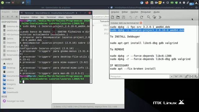 What to do if Lazarus can't find the Debugger's path? Install Lazarus on MX Linux from the terminal смотреть онлайн