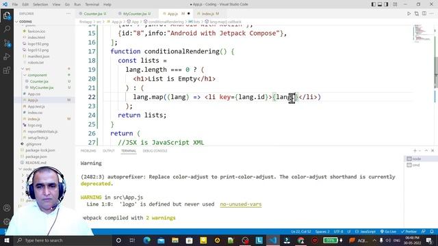 React Tutorial #9 React Render List with Key using Object | Dr Vipin Classes смотреть онлайн