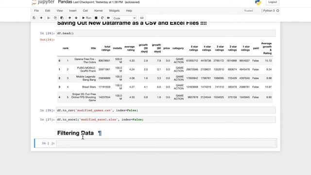 pandas tutorial | python pandas tutorial | pandas tutorial for beginners | python pandas | python смотреть онлайн