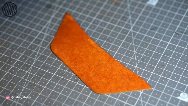 [Leather Craft] Making A Leather Glasses Case / Free PDF Pattern