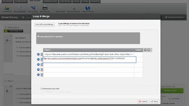 Loop Merge in Survey смотреть онлайн