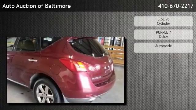 2009 Nissan Murano ***PUBLIC AUTO AUCTION***UNBELIEVABLE DEALS!*** - Joppa, MD смотреть онлайн