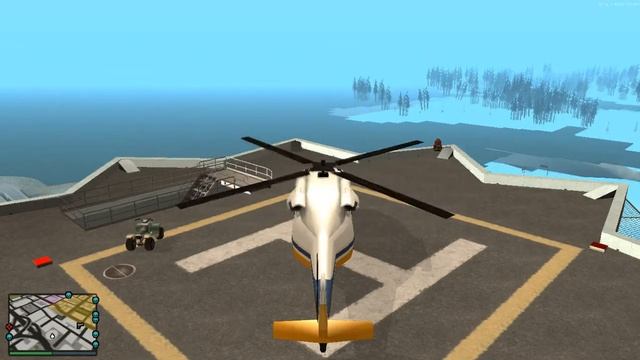 Дирижабль из GTA V летает в GTA San Andreas V2