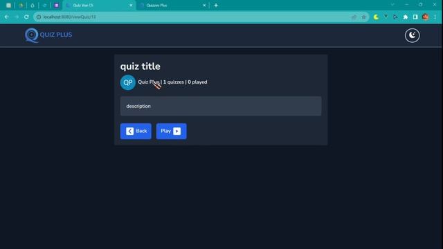 Laravel + Vue Quiz application смотреть онлайн
