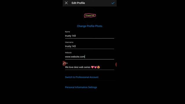 Edit profile instagram kya hota hai смотреть онлайн