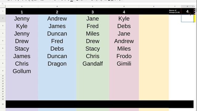 Random Group Generator смотреть онлайн