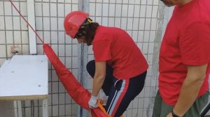 Как использовать средство спасения с высоты САМОСПАС