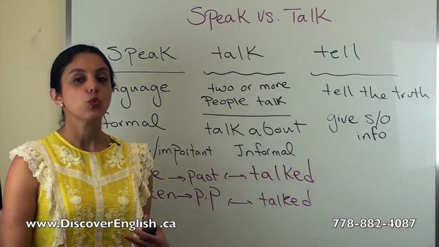 Speak vs talk смотреть онлайн