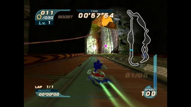 много времени я потратил в Sonic Riders, чтобы открыть супер сАникву.... смотреть онлайн
